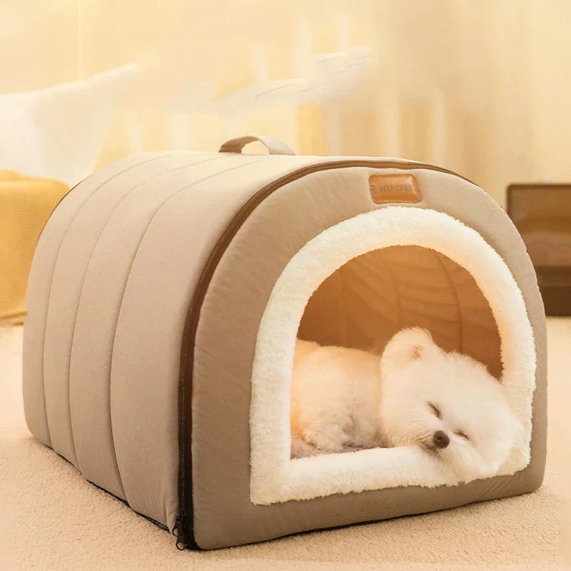 Cama de inverno para cães
