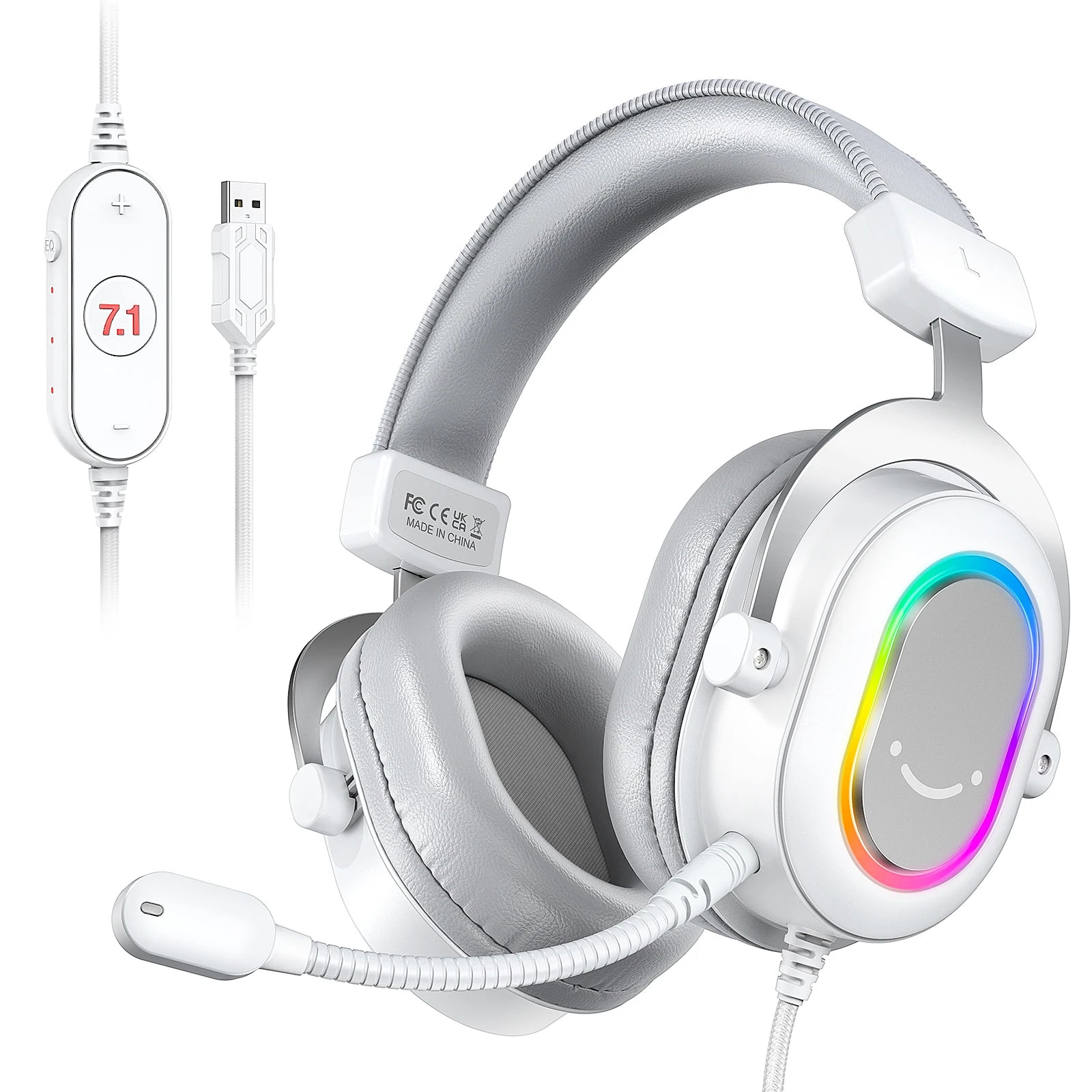 FIFINE USB Headset com 7.1 Surround