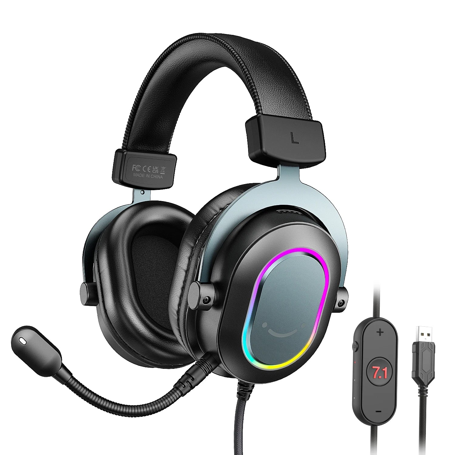 FIFINE USB Headset com 7.1 Surround