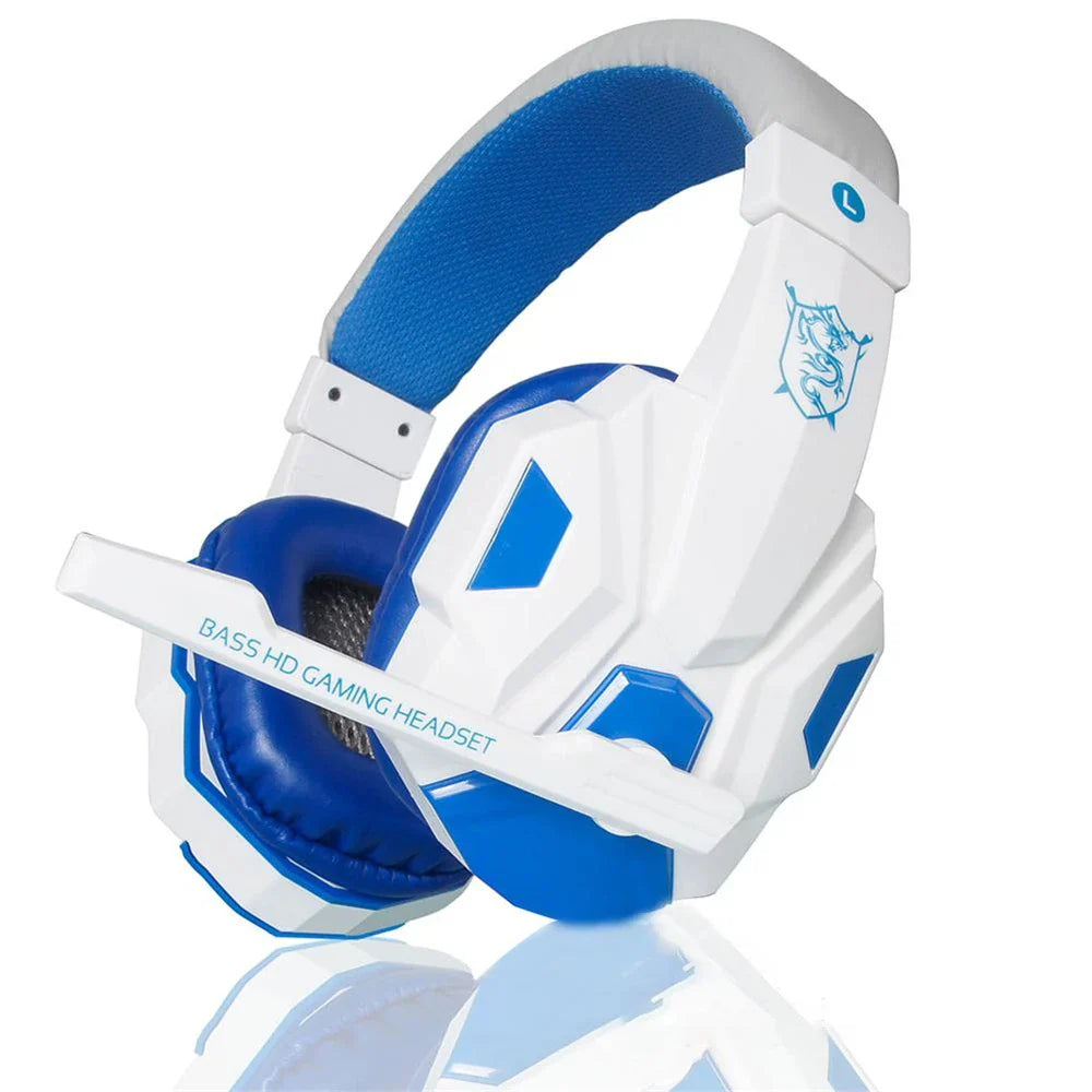 Headset Gamer com fio 3.5mm e microfone ajustável a 120°
