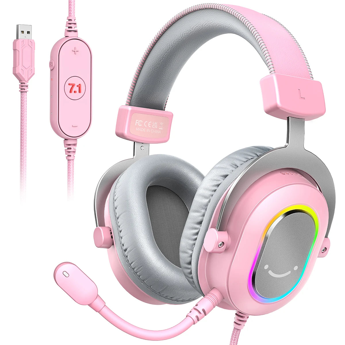 FIFINE USB Headset com 7.1 Surround