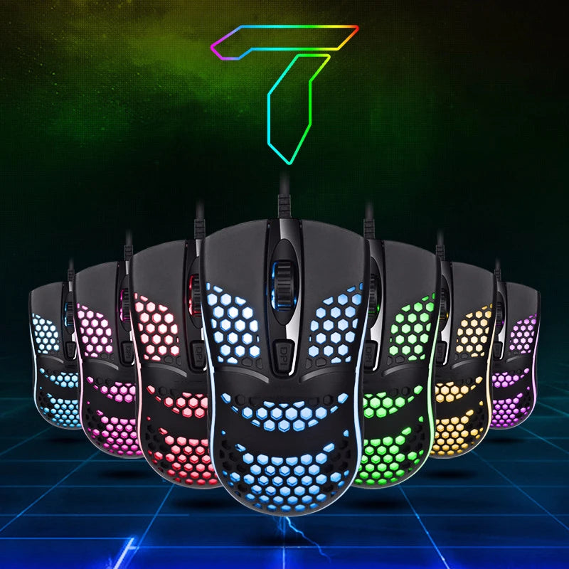 Mouse GAMER LED USB