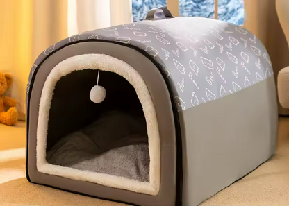 Cama de inverno para cães