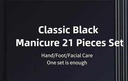 19/21 Pcs Manicure Cutters Nail Clipper Set Manicure Nail Trimmer Pedicure Scissors Tool Knife Convenient Beauty Tools