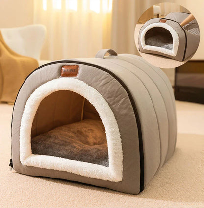 Cama de inverno para cães