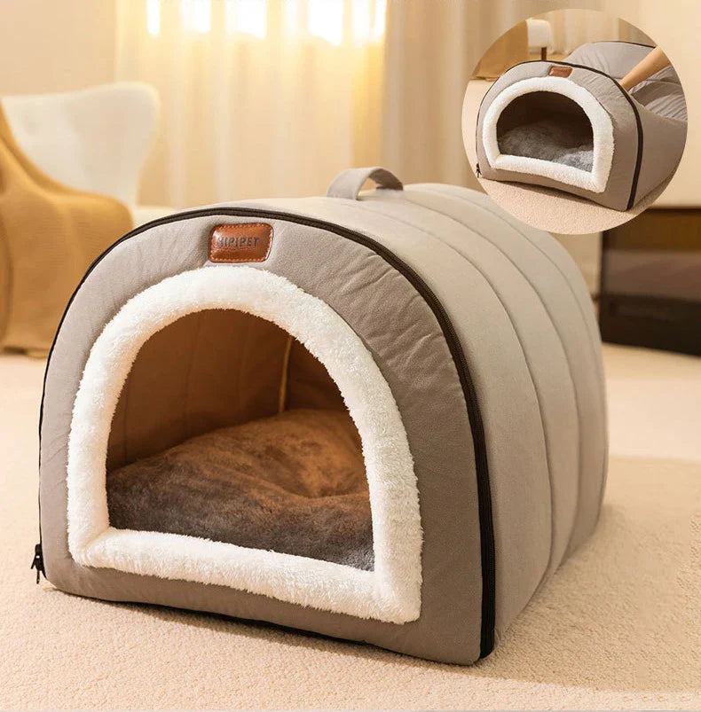 Cama de inverno para cães