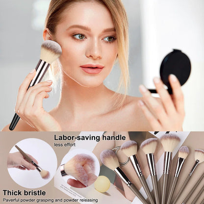 Professional 3-20PCS Makeup Brushes Set Soft Fluffy Foundation Eyeshadow Concealer Blending Blush Brush Kabuki Women Beauty Tool