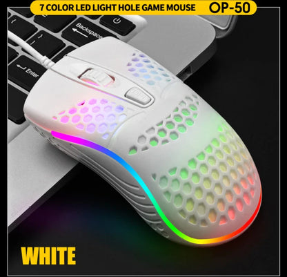 Mouse GAMER LED USB