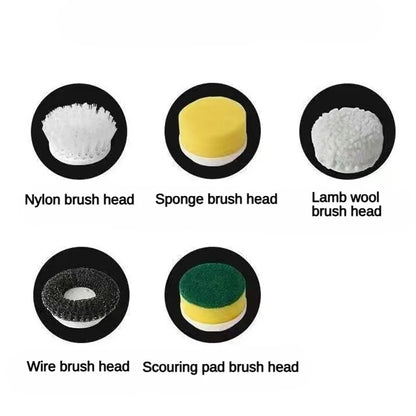 Xiaomi Power Scrubber 5 Replaceable Brush Head Electric Spin Scrubber Bathroom Cleaning Brush Power Scrubber Electric Brush Home