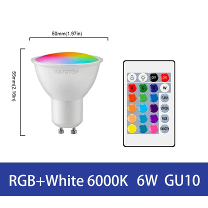 Lâmpada LED RGB - Com controle