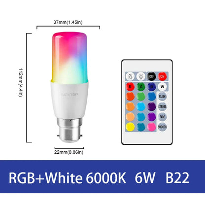 Lâmpada LED RGB - Com controle