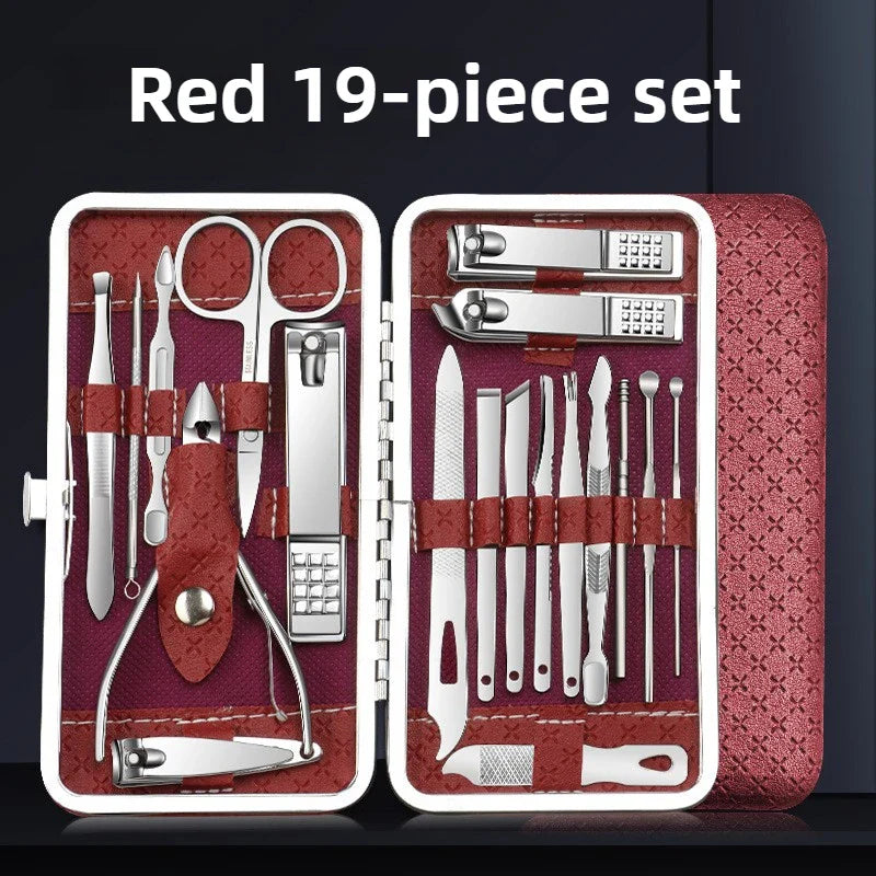 19Pcs Utensílios de manicure