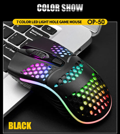 Mouse GAMER LED USB