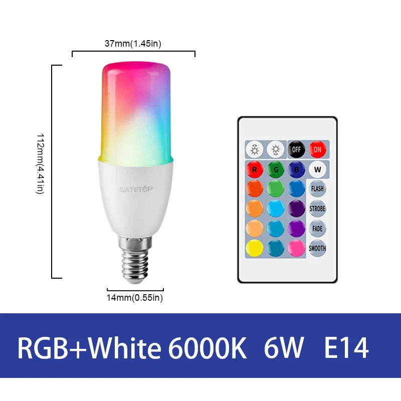 Lâmpada LED RGB - Com controle