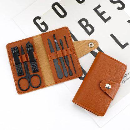 7Pcs stainless steel Nail Clipper Set Complete Kit Of Household Manicure And Beauty Tools Portable Nail Clipper Set