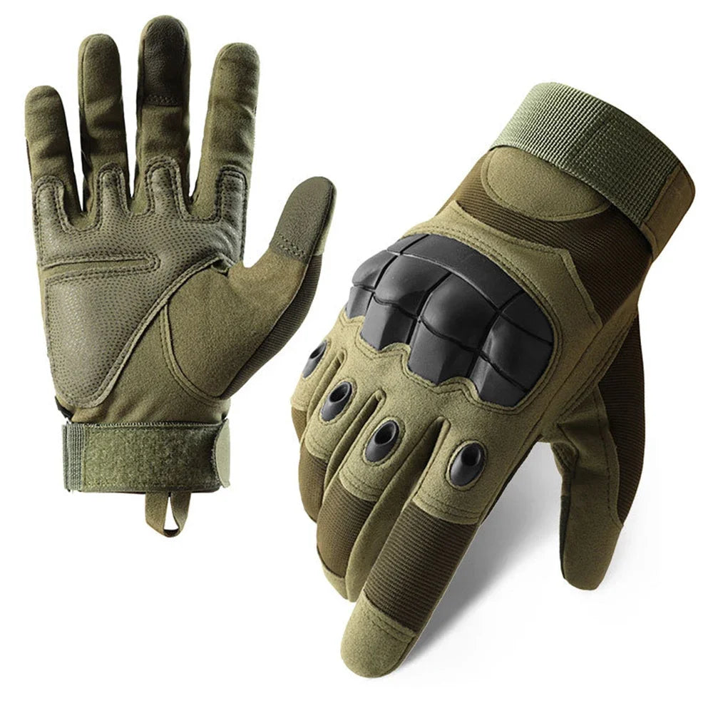 Luvas de motociclista com touch screen e prova d'agua.