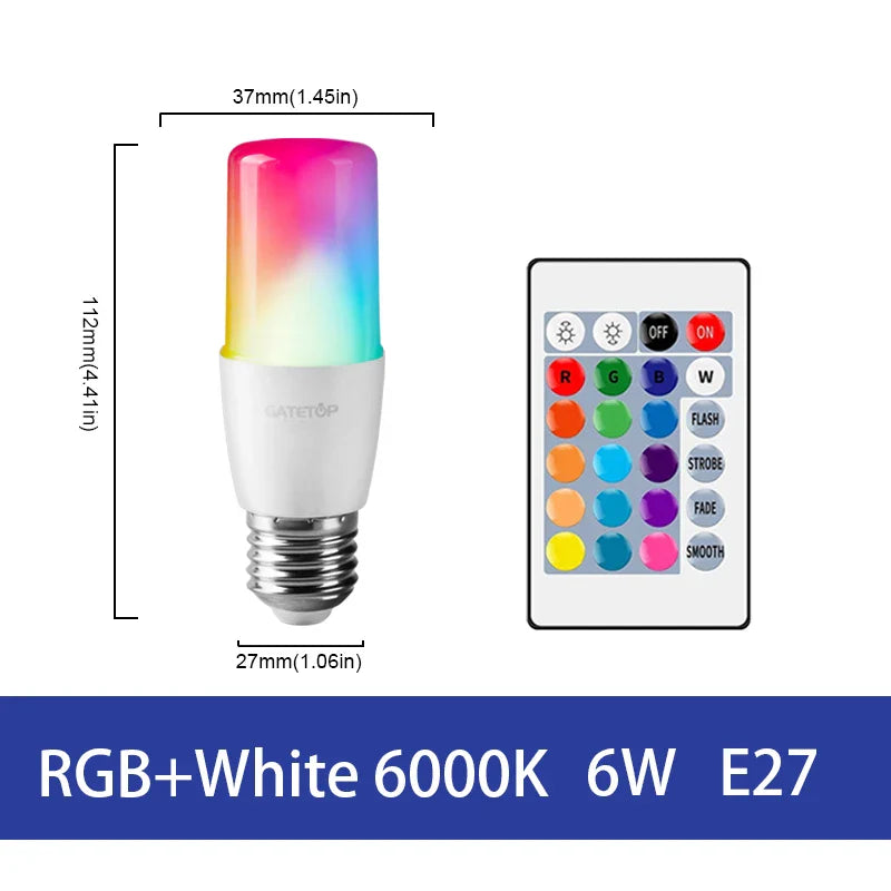 Lâmpada LED RGB - Com controle