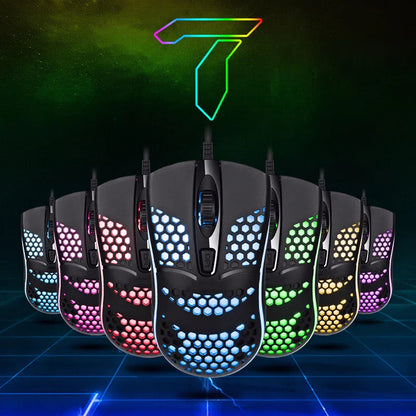 Mouse GAMER LED USB