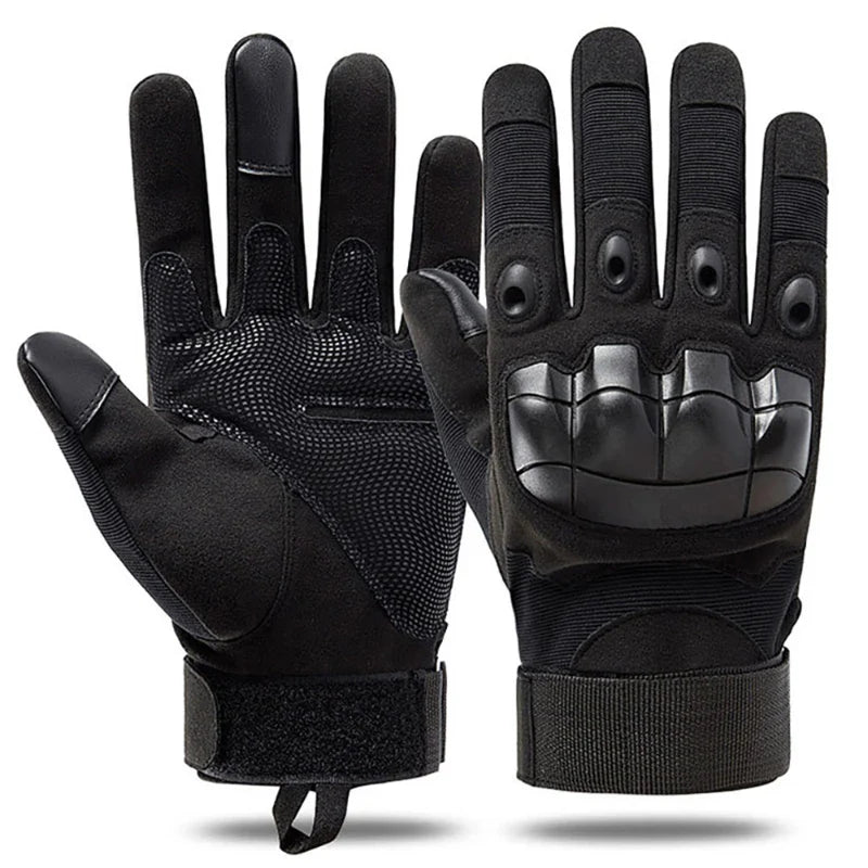 Luvas de motociclista com touch screen e prova d'agua.